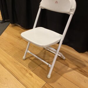 Children's Chair - white 12"h