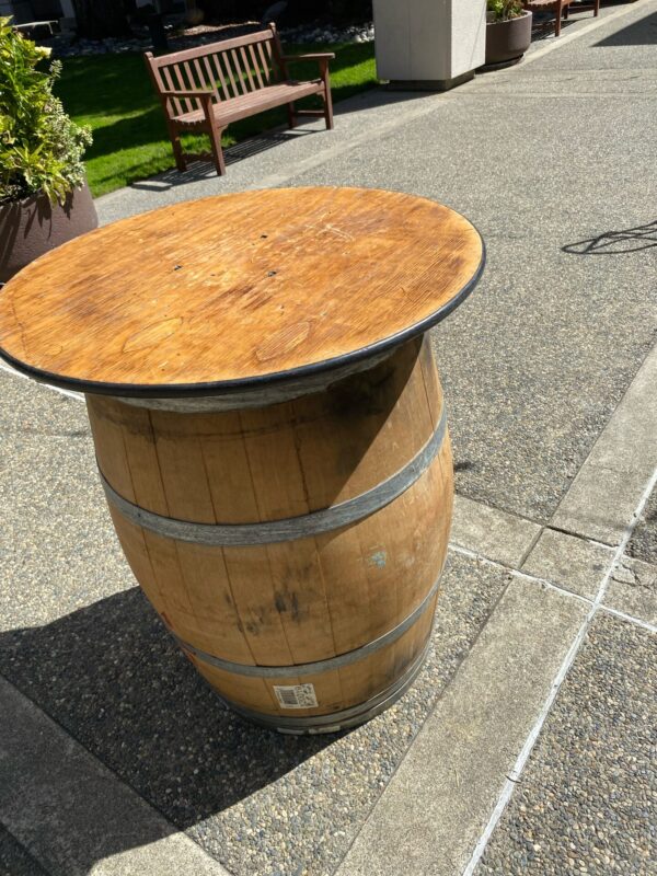 Wine Barrel Topper